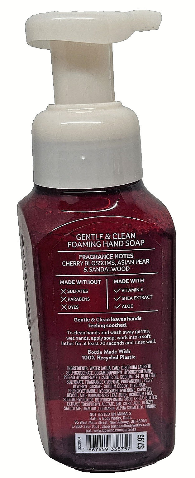 Foaming Hand Soap with Cherry Blossom Scent - Gentle & Clean