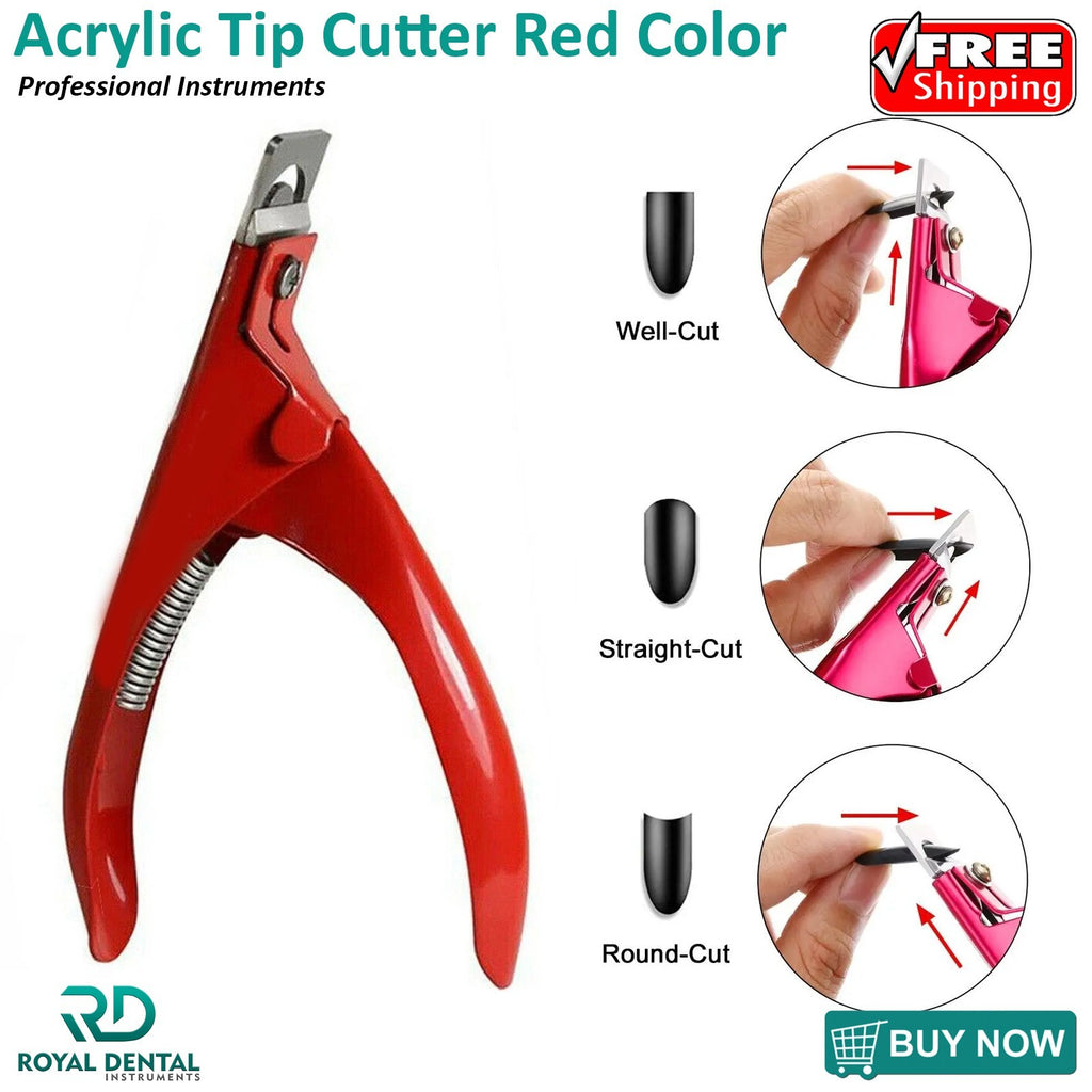 Acrylic Nail Tip Cutter Clipper with Spring - Manicure Nail Art Tool
