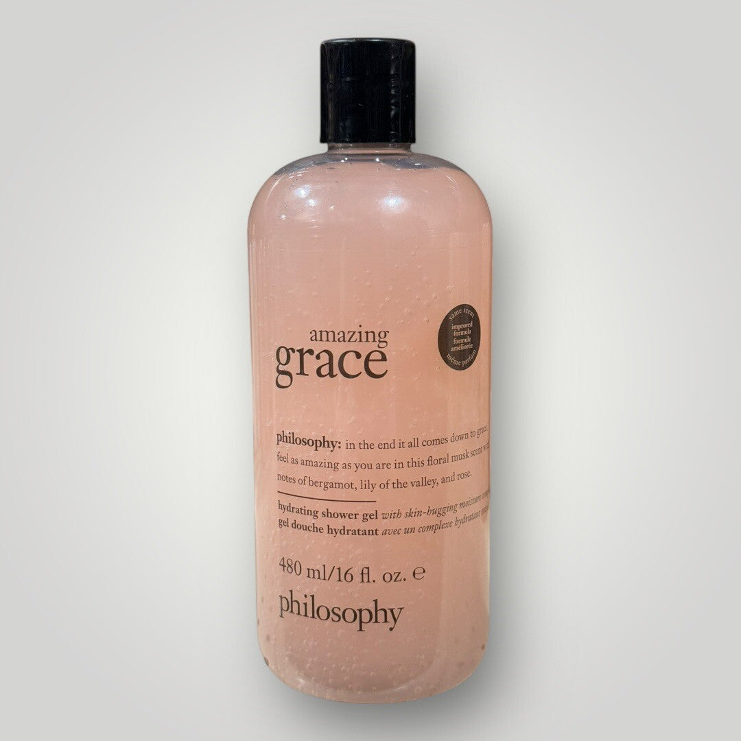 Hydrating Shower Gel 16 oz - Amazing Grace Scent for Sensitive Skin