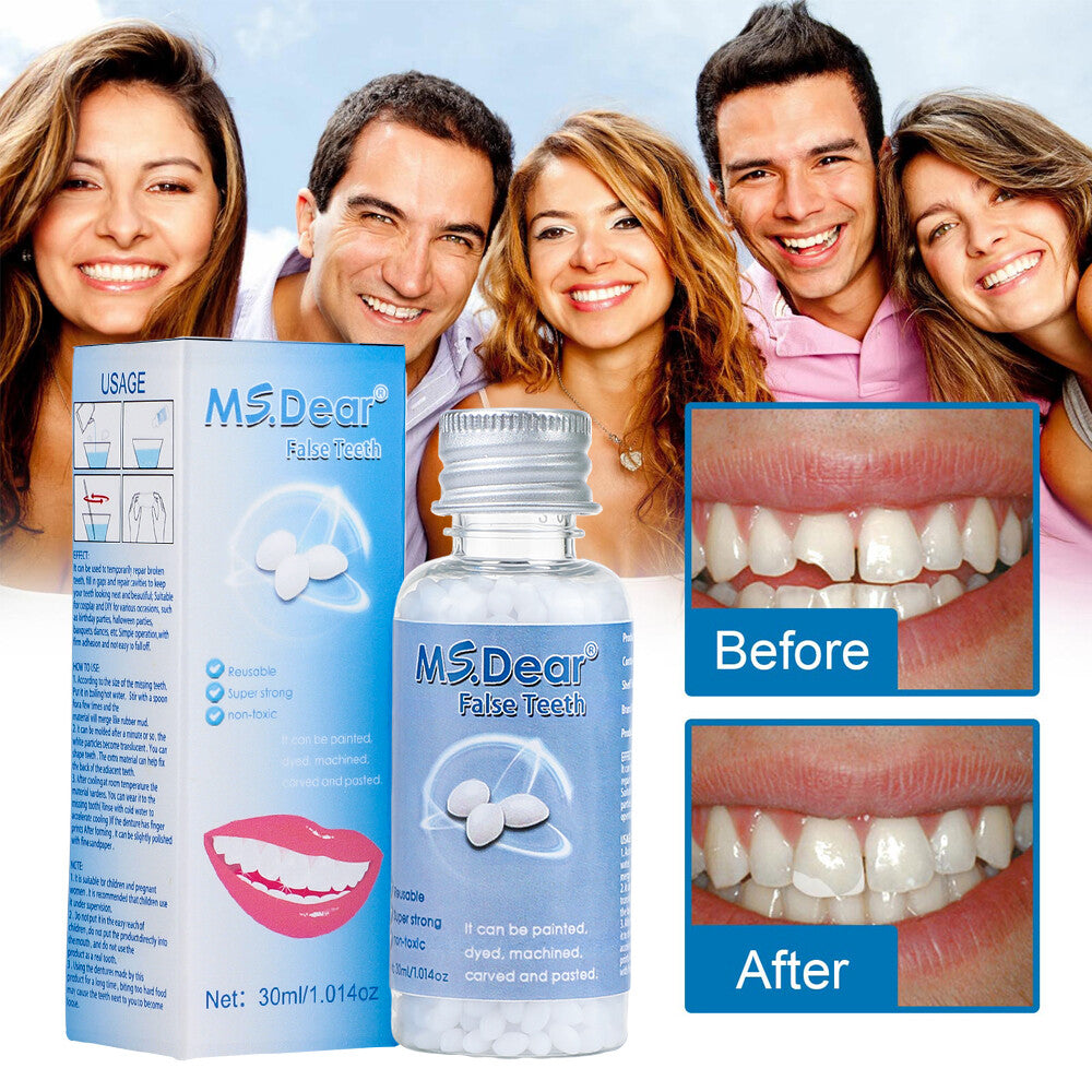 Teeth Repair Kit - Temporary Dental Restoration for Missing & Broken Teeth