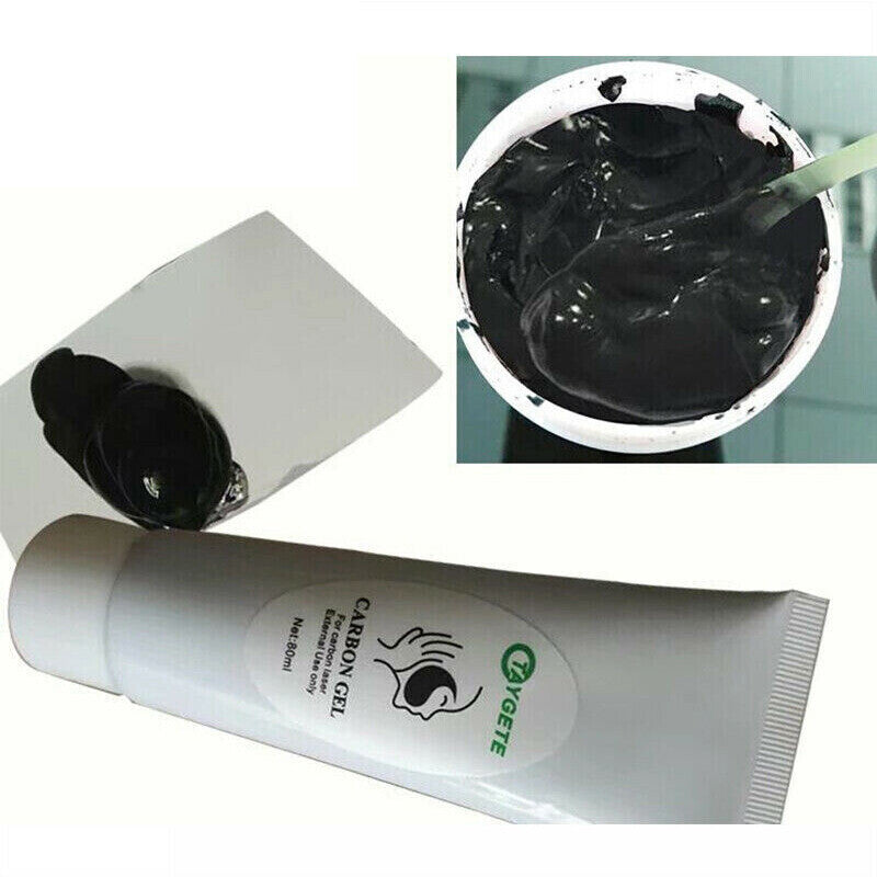3PCS Carbon Peeling Gel for Deep Cleansing Facial Skin Care Black Mask