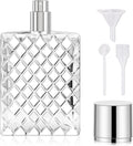 100ml Refillable Glass Perfume Bottle with Atomizer Spray Pump - Empty Cologne Container