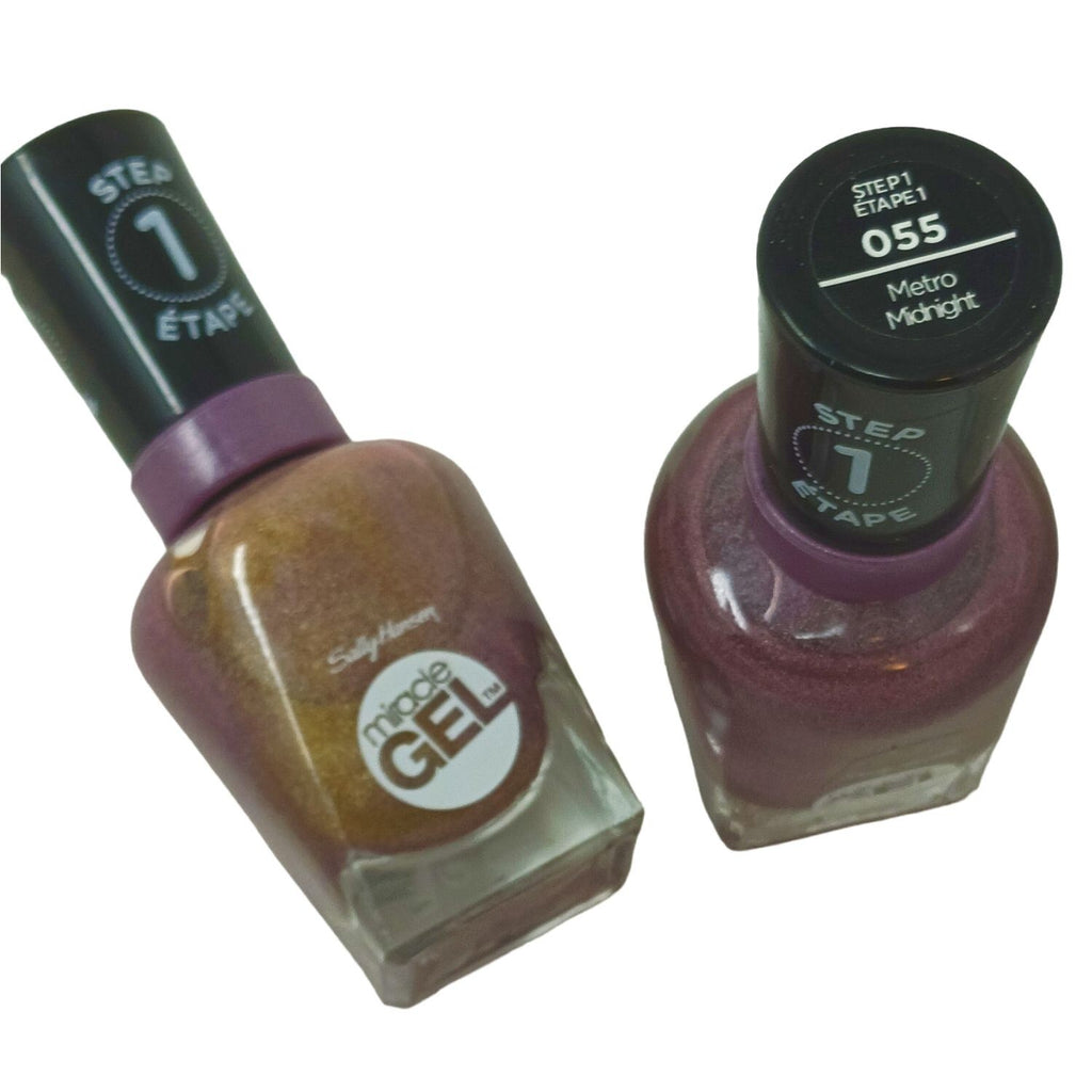Miracle Gel Nail Polish - 055 Metro Midnight, 0.5 oz Quick-Dry Color