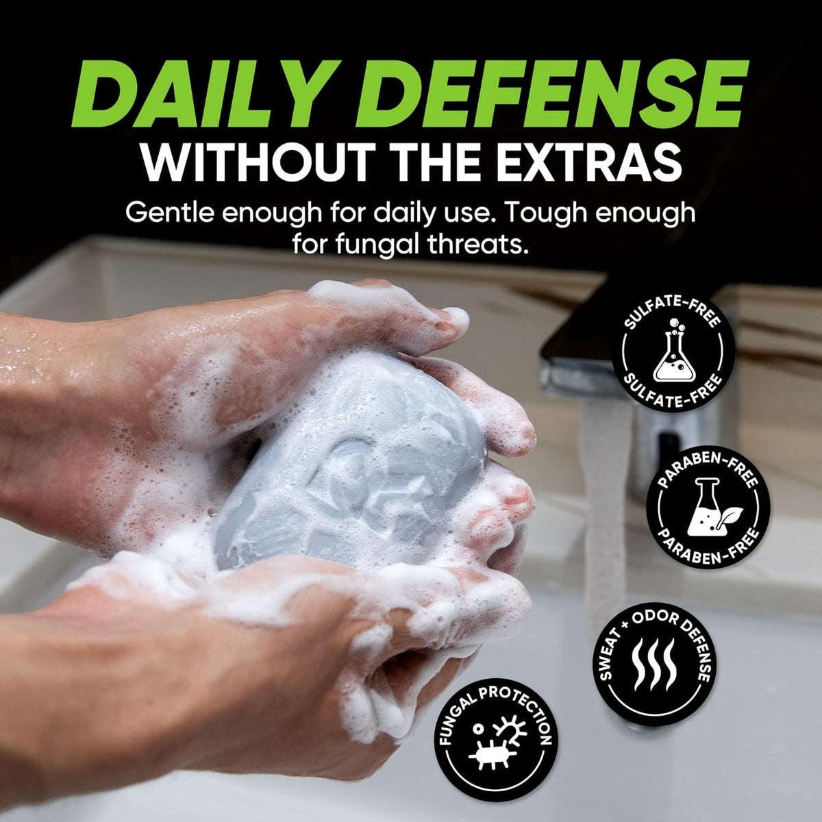 Antifungal Soap Bar for Athlete’s Foot & Skin Relief – 2 Pack