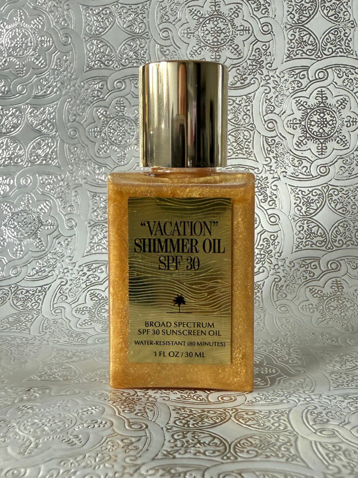 Vacation Shimmer Oil SPF 30 Sunscreen with Travel Size - Body Moisturizer