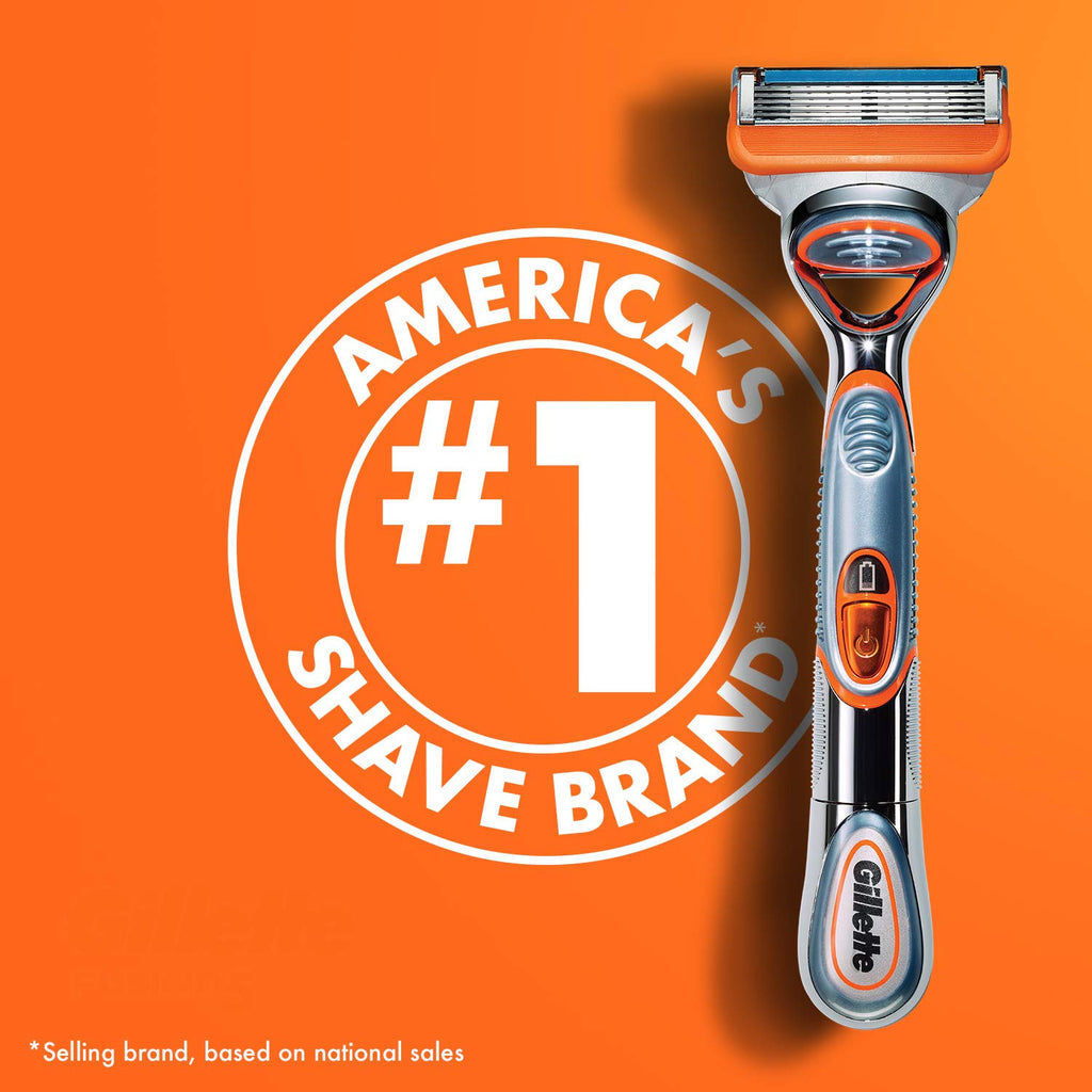 Men's Power Razor with 5 Blades & Refills – Electric Shaver for Close, Long-Lasting Shave