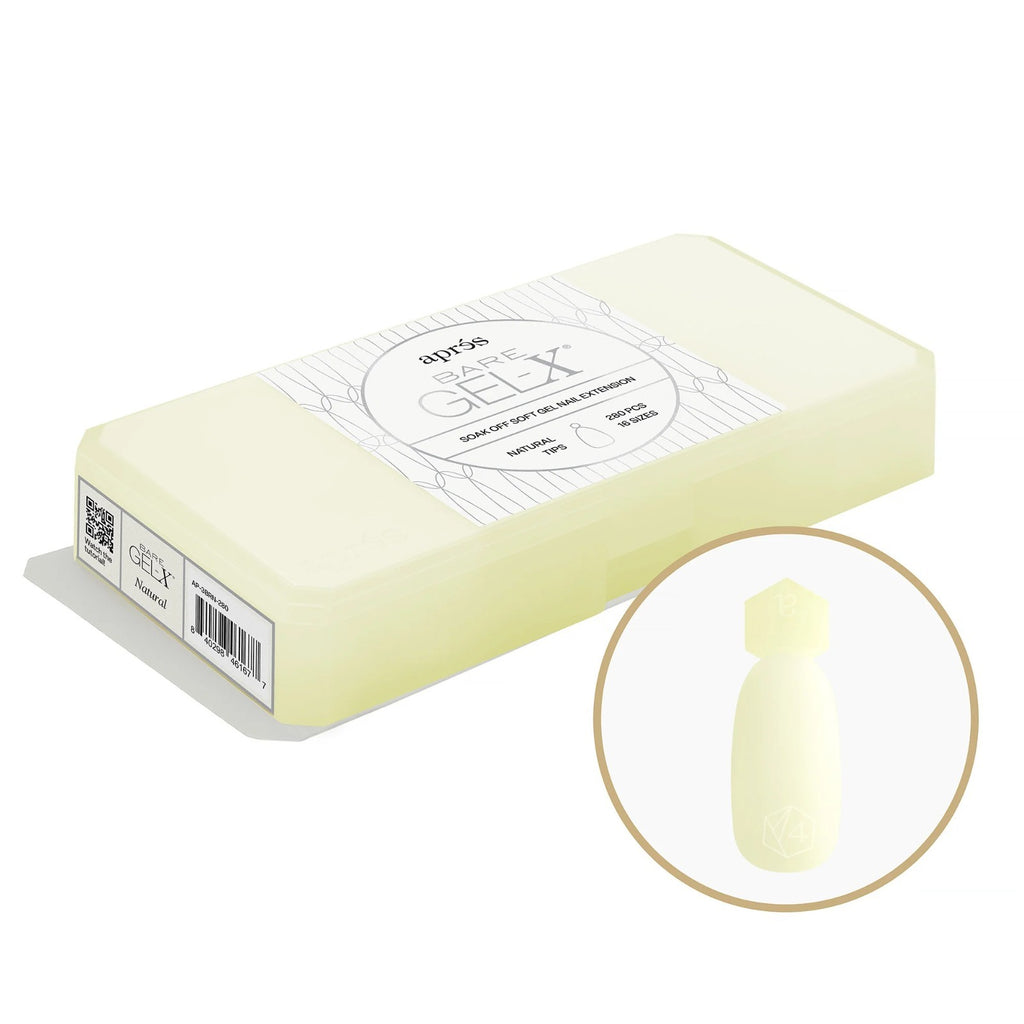 Gel Nail Tips Natural Look Box of 280 - Reinforcing & Repairing Nails