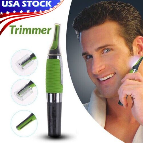 Electric Nose & Ear Hair Trimmer for Men & Women - Painless Facial Grooming Kit