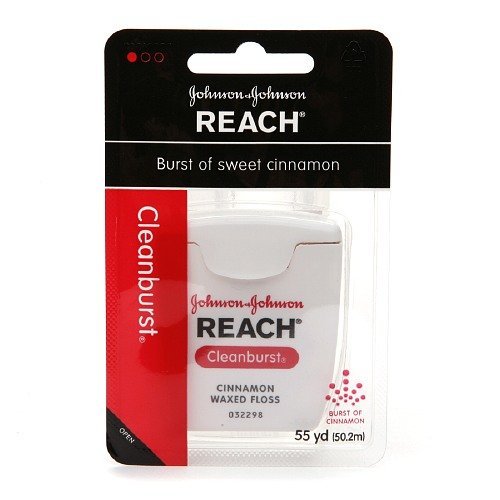 Dental Floss Pack - Fresh Cinnamon Flavor, 55 Yards Each, 5 Count