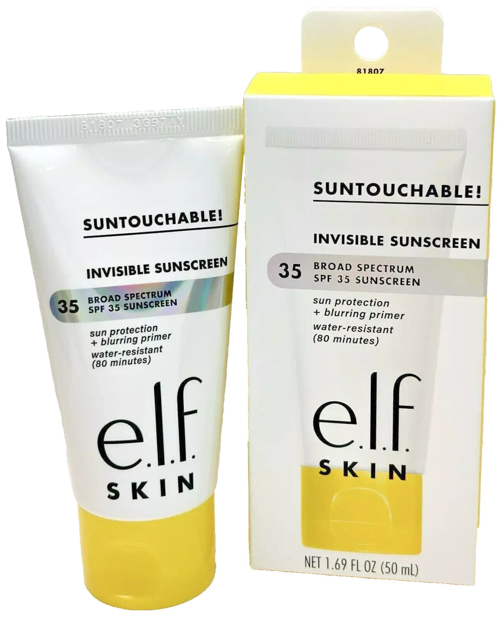 E.L.F. SunTouchables Invisible Sunscreen SPF35 Full Size