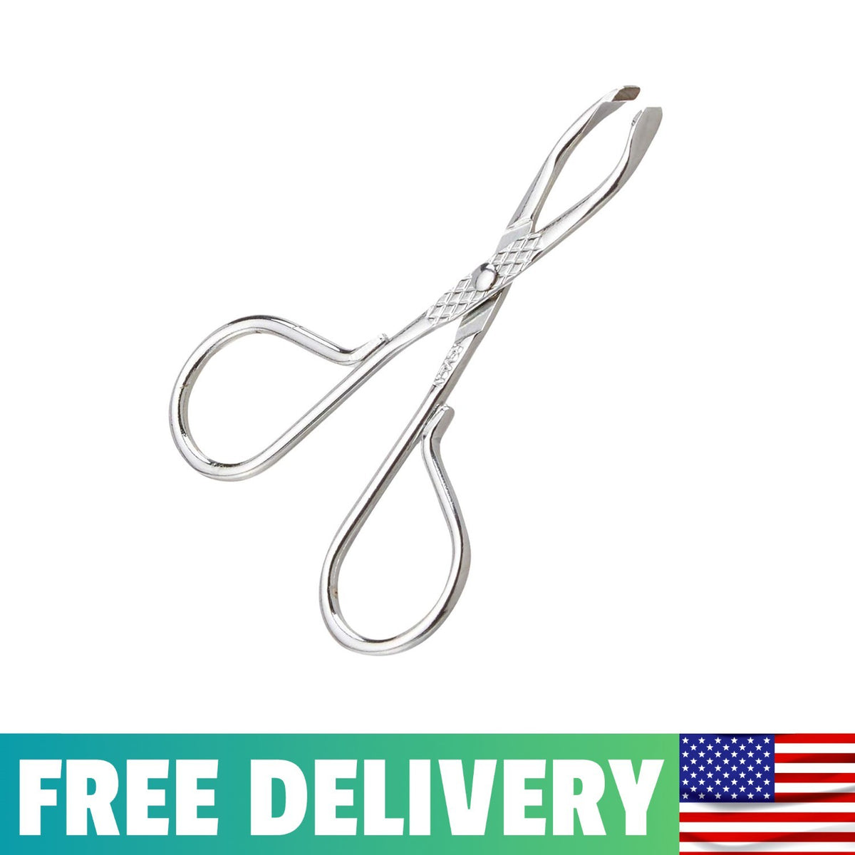 Revlon Slant Tip Tweezer with Easy Scissor Handle - Precise, Comfortable Hair Removal