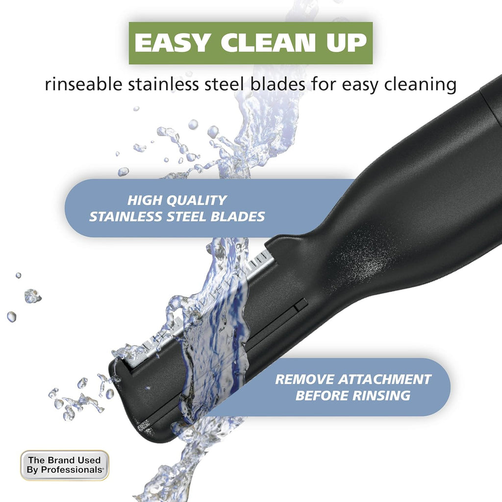 Personal Nose and Ear Trimmer - Rinseable Battery-Powered Grooming Tool