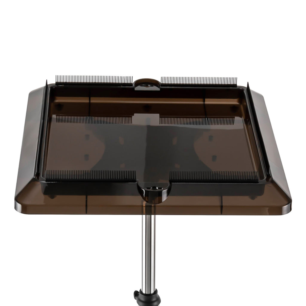 Mobile Salon Tool Cart with Removable Hair Extension Tray & Adjustable Height