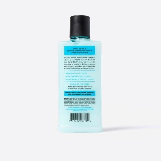 Cooling After-Shave Balm for Men - Aloe, Shea Butter & Menthol, 6oz