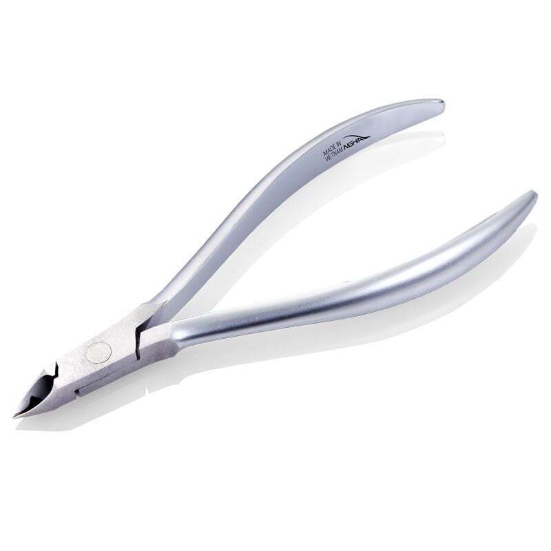 5 Pack Stainless Steel Cuticle Nippers #D-06 Professional Nail Tool Grey