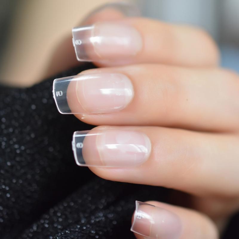504 pcs Soft Gel Nail Tips Full Cover Square Coffin Almond Shapes - Easy DIY Extensions