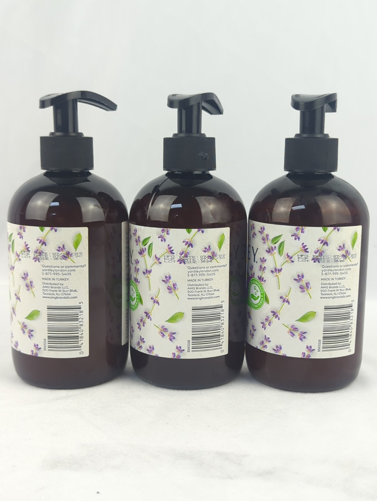 Lavender Liquid Hand Soap 3 Pack - 14 oz Each | Moisturizing & Gentle