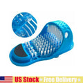 Foot Scrubber with Exfoliating Bristles and Suction Base for Foot Care