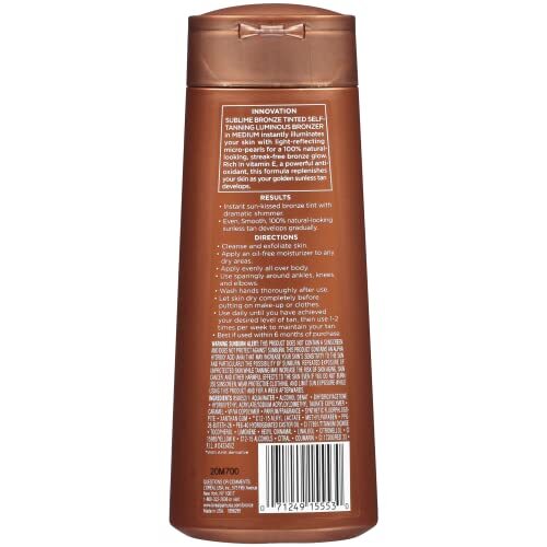 Self Tanner with Bronzer - Luminous, Natural-Looking, 6.7 Fl Oz