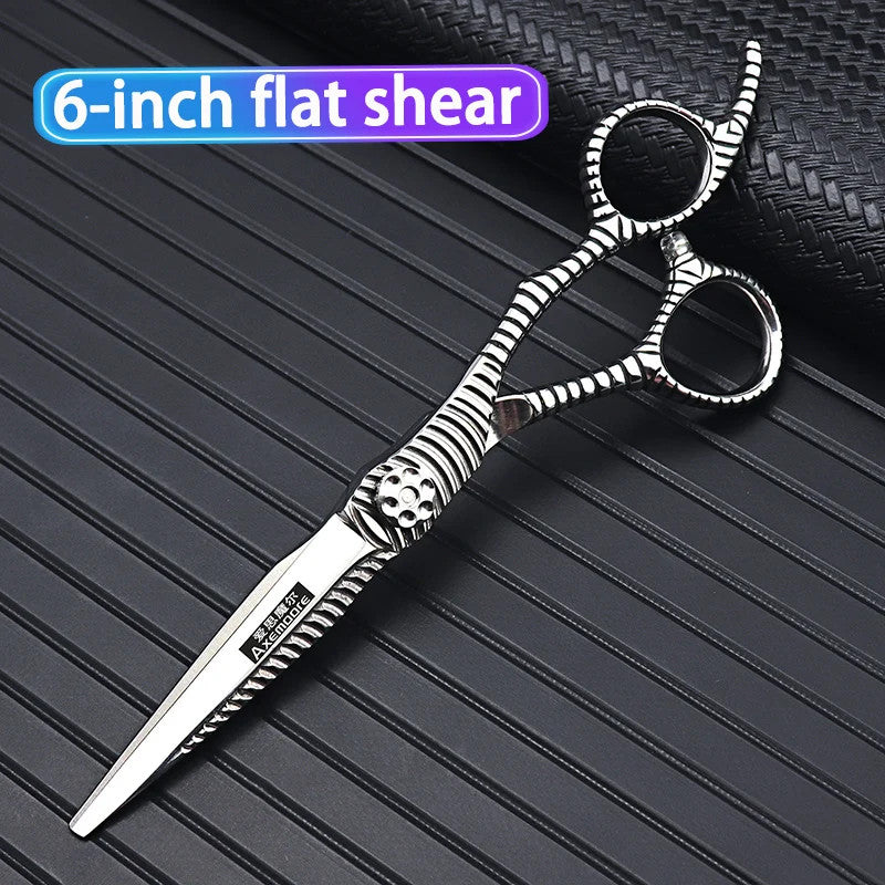Professional Hairdressing Scissors - Stainless Steel Barber Shears 6 Inch