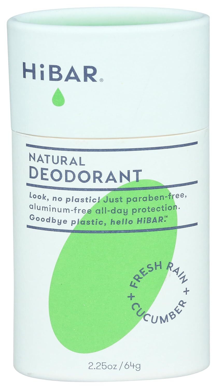 Natural Aluminum-Free Deodorant with Cucumber & Rain Scent - 2.25 Oz