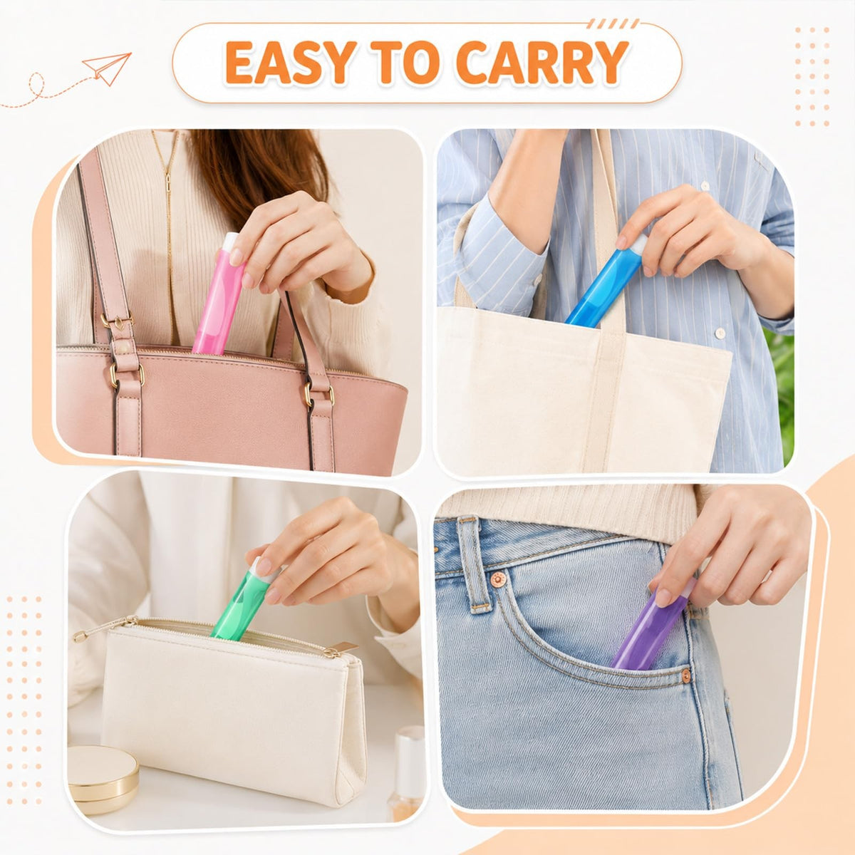 Travel Folding Toothbrush with Soft Bristles - Portable Mini Oral Care Set