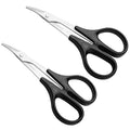 RC Car Body Trimming Scissors, Curved Blades for RC Models - Pack of 2