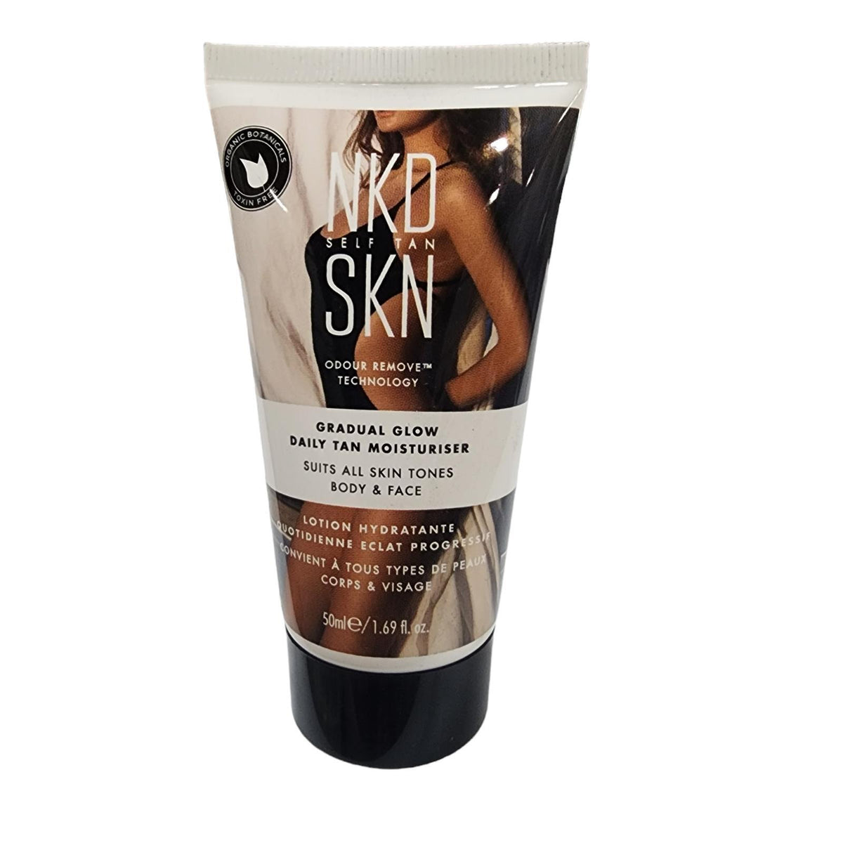 NKD SKN Gradual Tan Moisturizer Self Tanner Travel Size 1.69 Oz 4 Pack