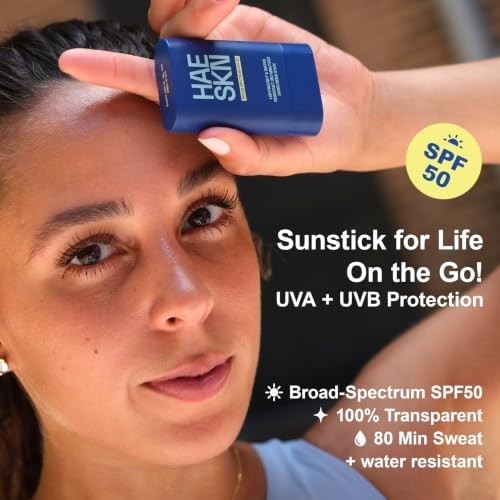 SPF 50 Sunscreen Stick PA++++ No White Cast Face Sunblock Travel Size