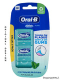Dental Floss Mint 87.4 YD 2-Pack - Oral B Glide Pro Health Comfort Plus