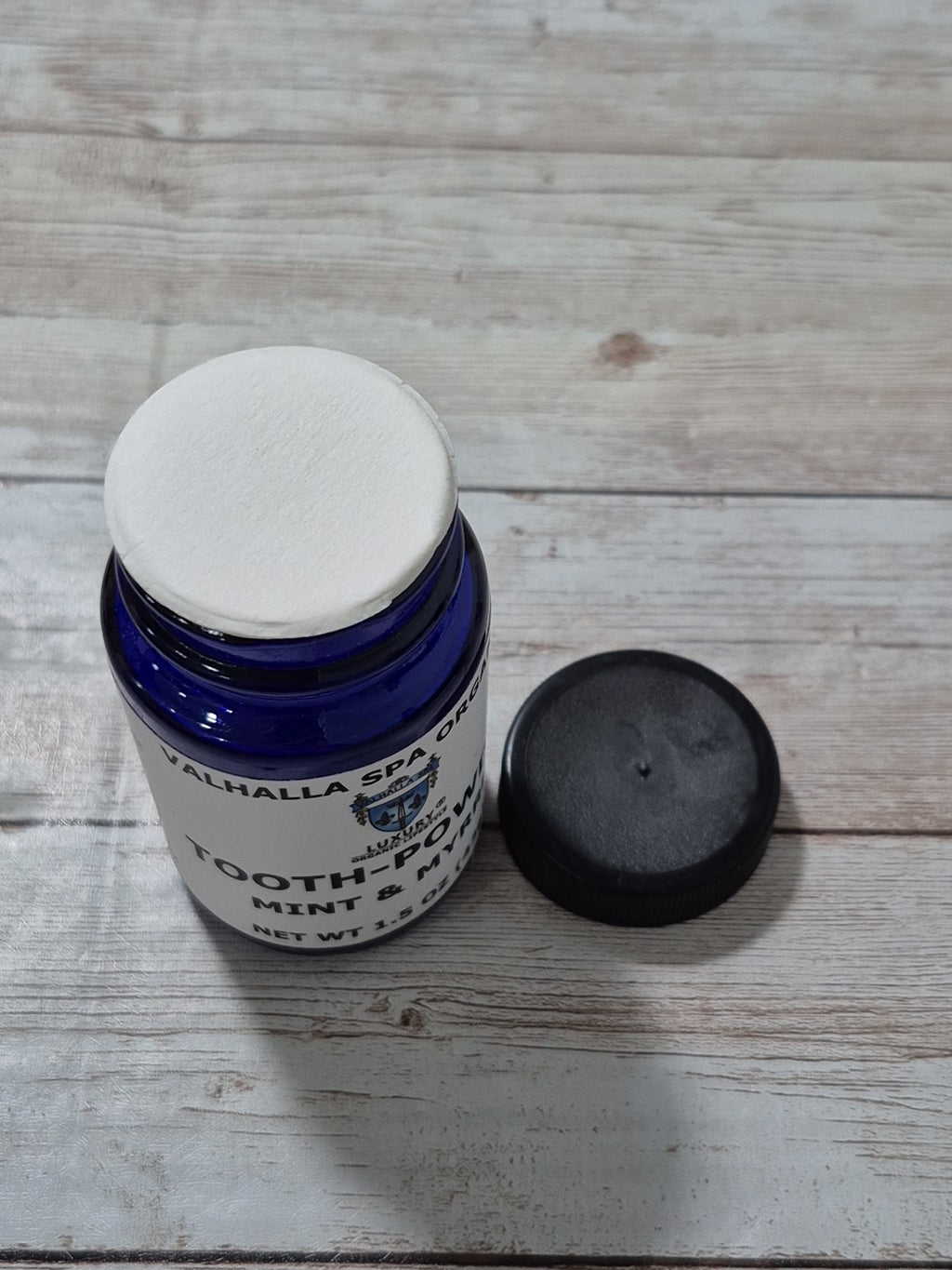 Organic Tooth Powder Mint & Myrrh 1.5 Oz Natural Oral Care