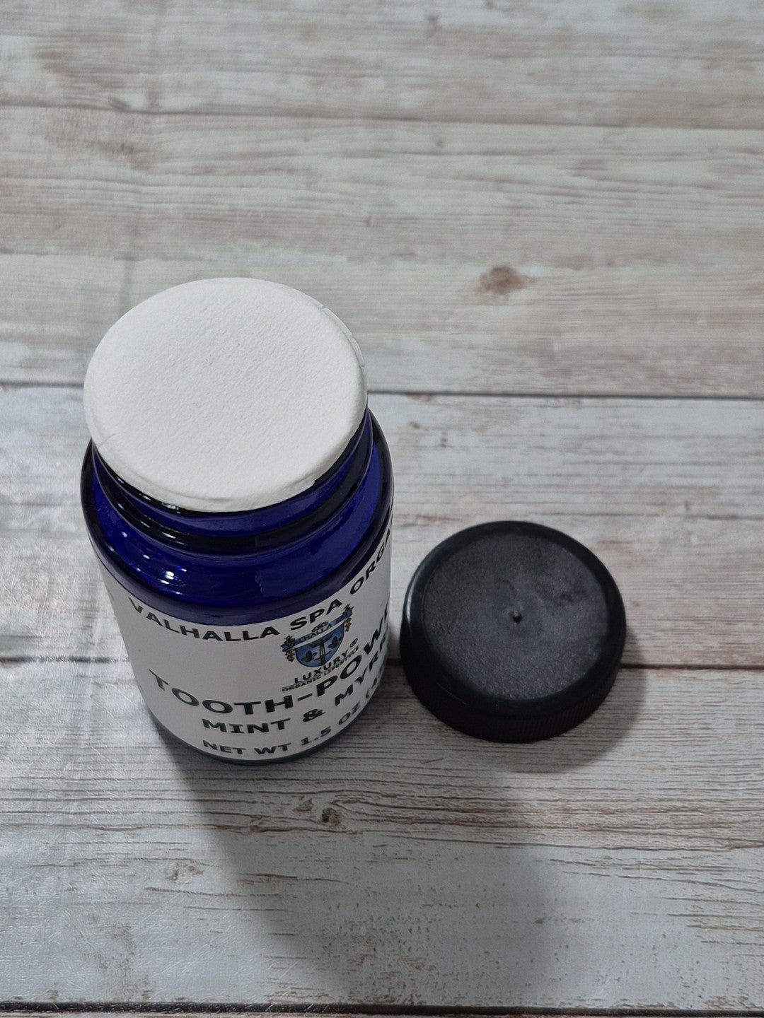 Organic Tooth Powder Mint & Myrrh 1.5 Oz Natural Oral Care