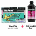 Monomer Nail Liquid 8oz + 6 Color Nail Art Powder Collection Set