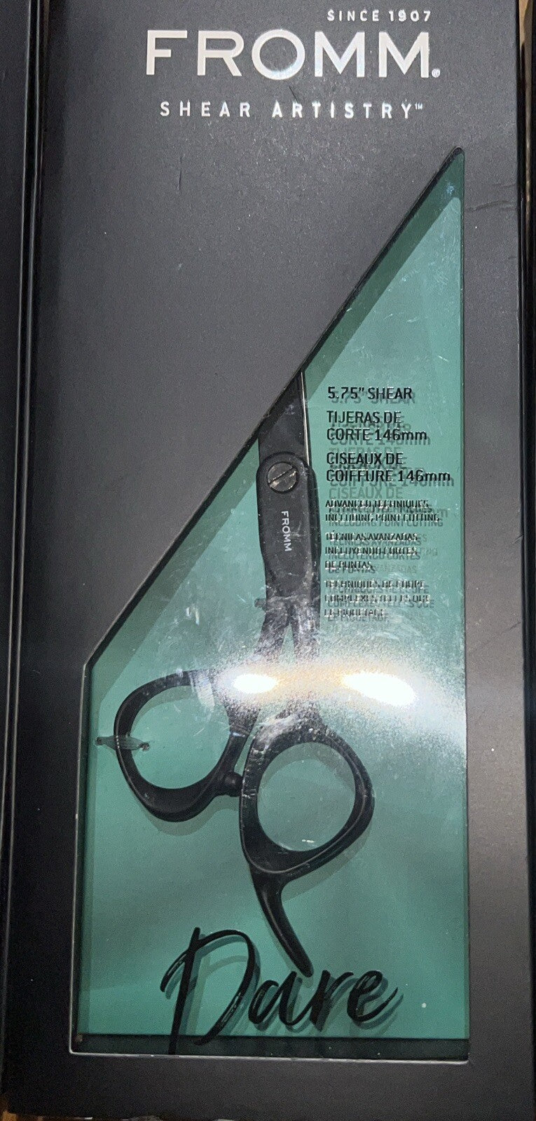 Fromm Dare 5.75 Inch Shear - Premium Heat Treated Steel, One-Piece