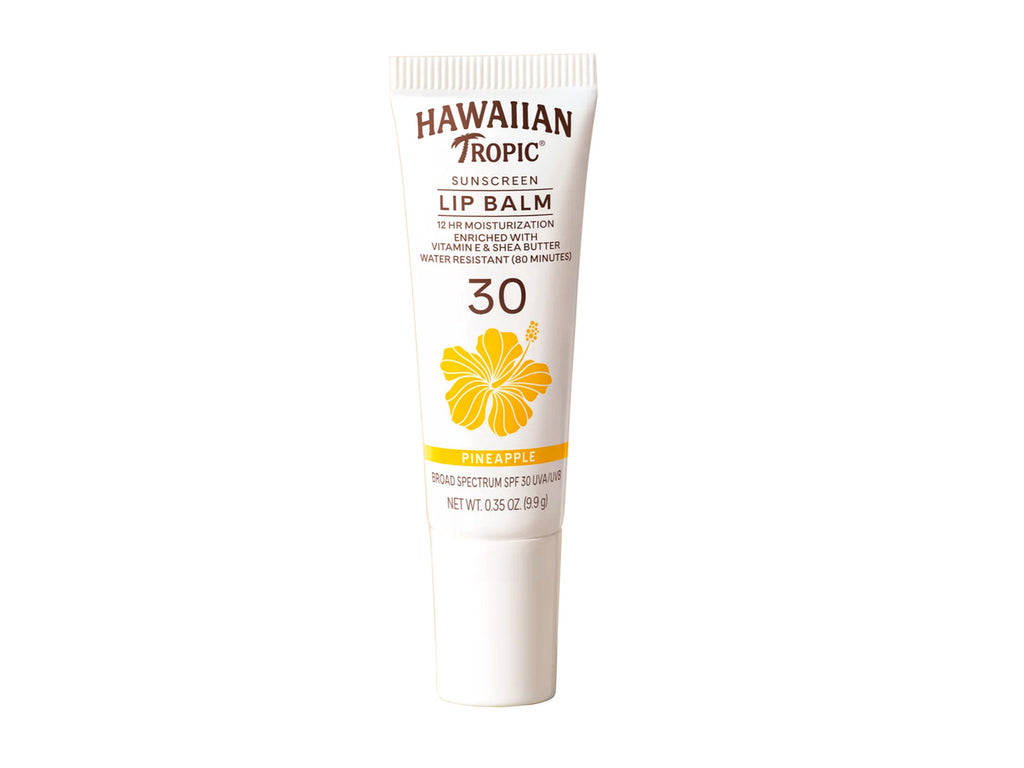 Hawaiian Tropic SPF 30 Lip Balm with Pineapple - 12 Hour Hydration, 2 Pack