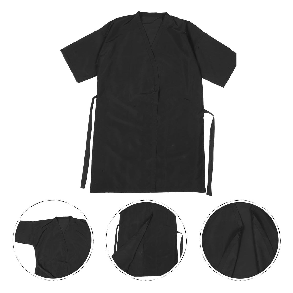 Salon Client Robe Hair Coloring Smock & Cutting Cape - Kimono Style