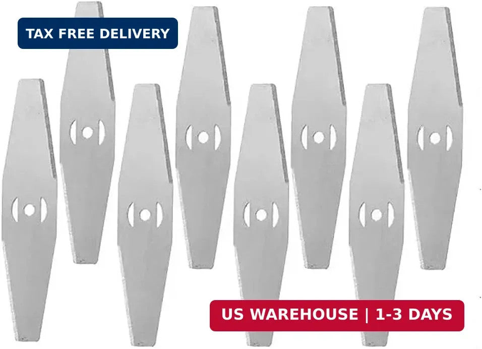 8 Pack Universal Metal Weed Eater Trimmer Blades for Lawn & Garden
