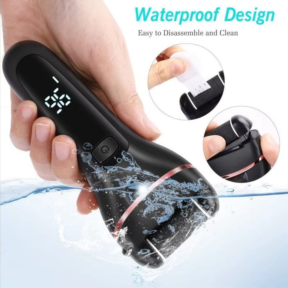 Electric Callus Remover for Feet Portable Pedicure Kit with Multiple Heads