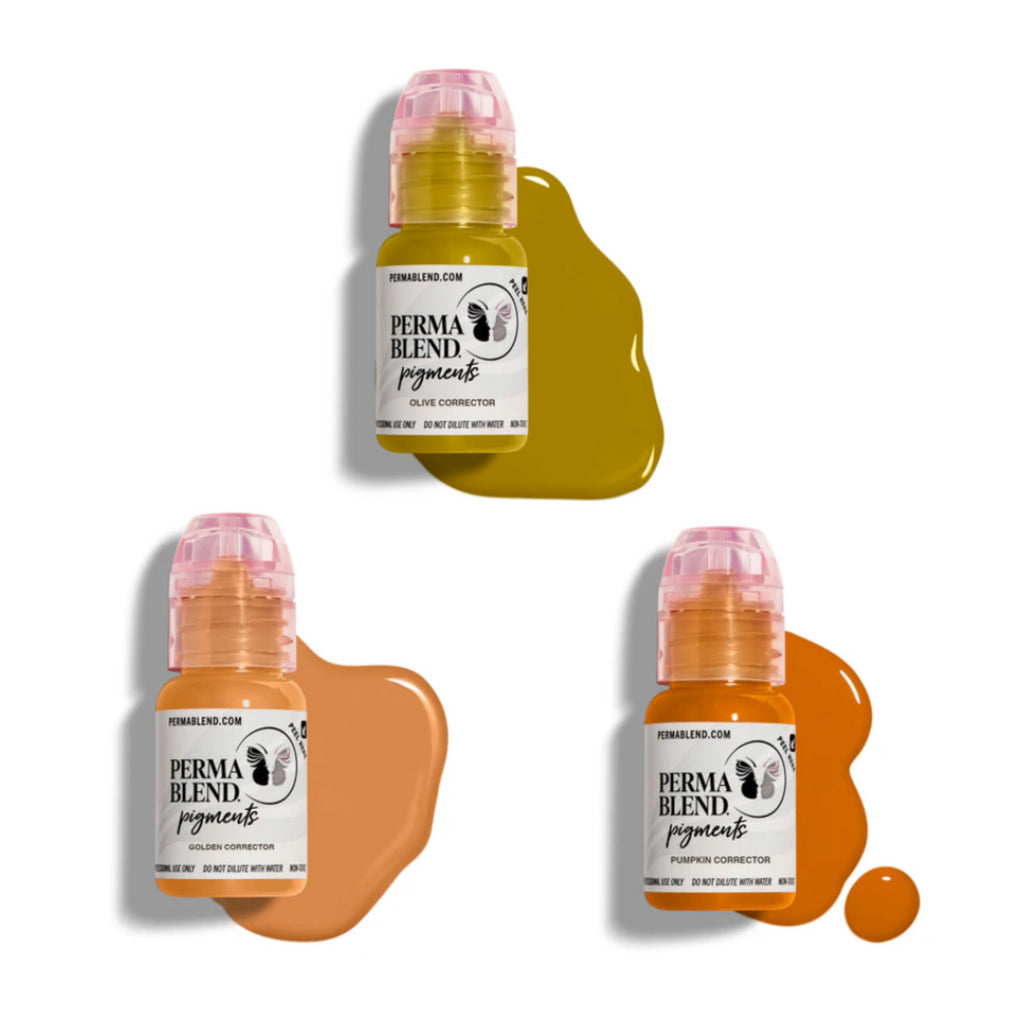Permanent Makeup Pigments & Correctors - Toners for Microblading Brows