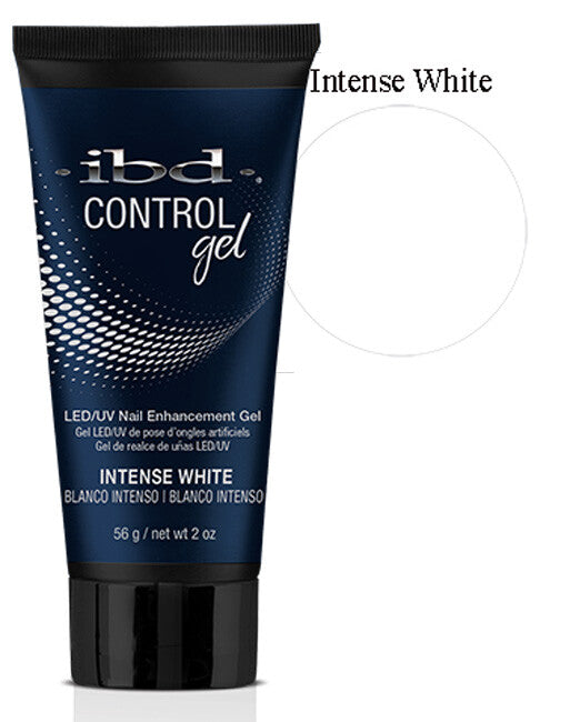 Control Gel Intense White Nail Gel 2oz - Odorless, Lightweight, Strong
