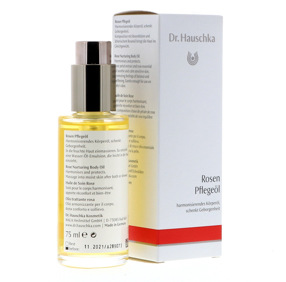 Rose Body Oil with Jojoba & Damask Rose Extract - Nourishing Massage Oil