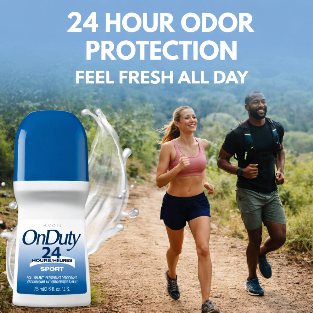 Sport Deodorant 24HR Roll-On Antiperspirant - Pack of 20