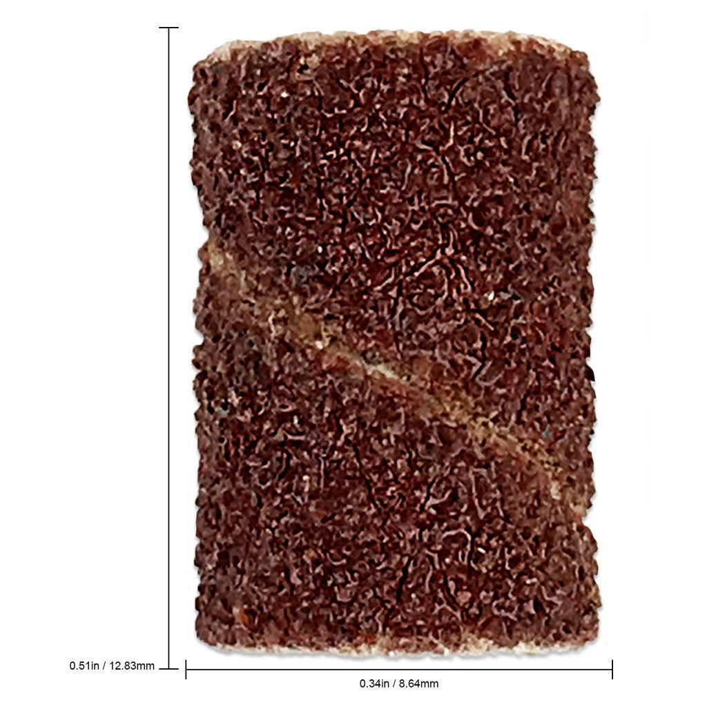 100 Pcs Extra Coarse Grit Nail Sanding Bands for Manicure Drill