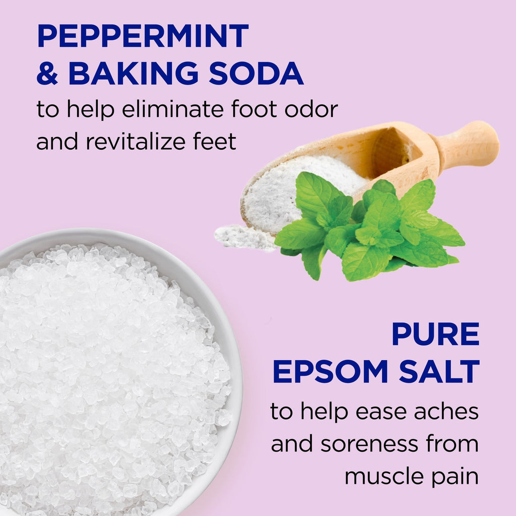 Cooling Foot Soak with Epsom Salt, Peppermint & Baking Soda - 2 lbs