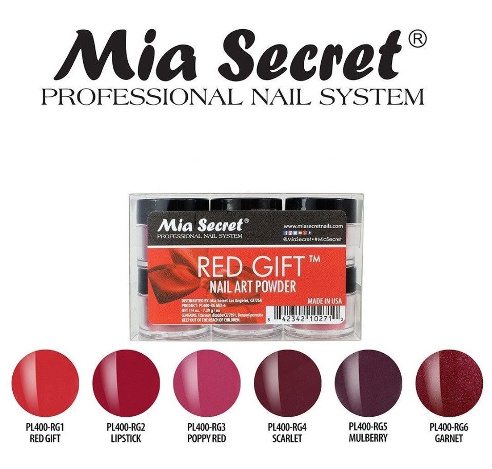 Acrylic Nail Art Powder Set - 6 Colors or Single Color Options, Includes Glow in the Dark & More