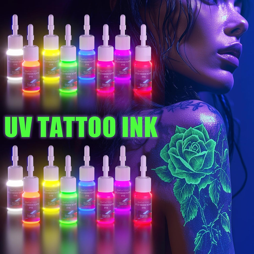 Dynamic Tattoo Ink Kit - 8 Rich 15ml Colors for Professional Art