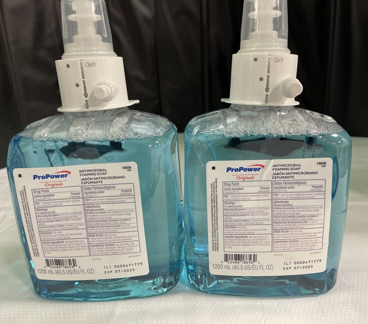 Antimicrobial Foaming Soap Dispenser 1200ML Pack of 2 - Bathroom & Hand Wash