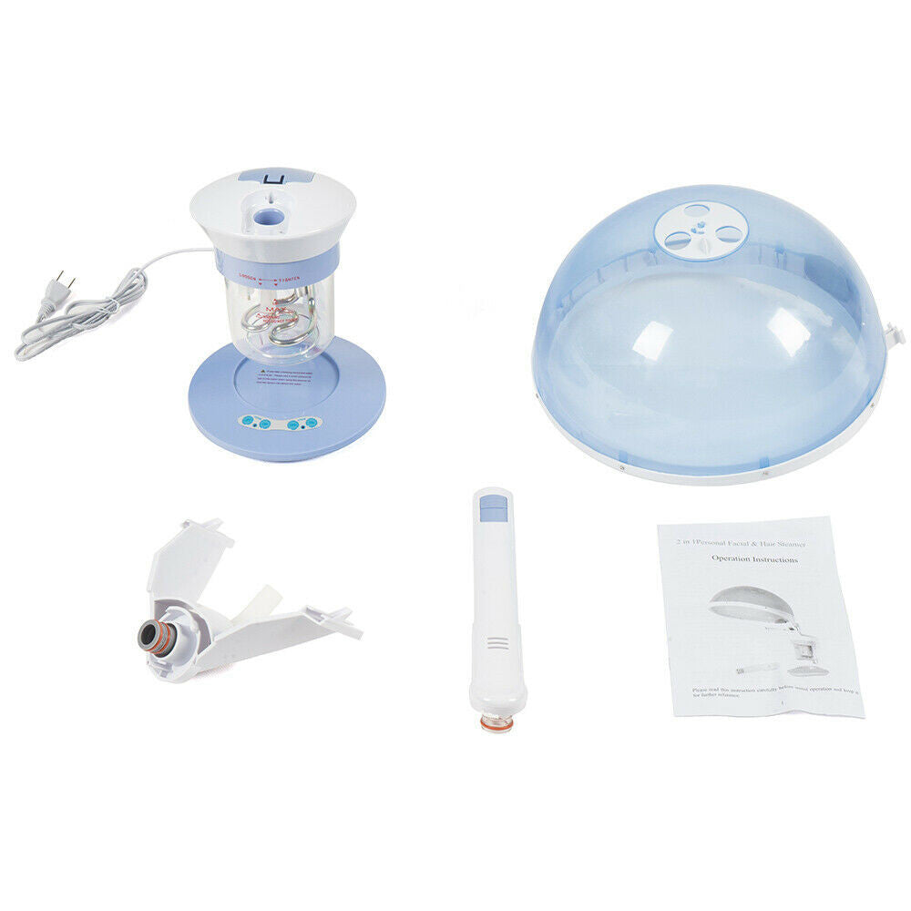 Personal Hair Steamer - 2-in-1 Salon & Spa Equipment for Hair Care