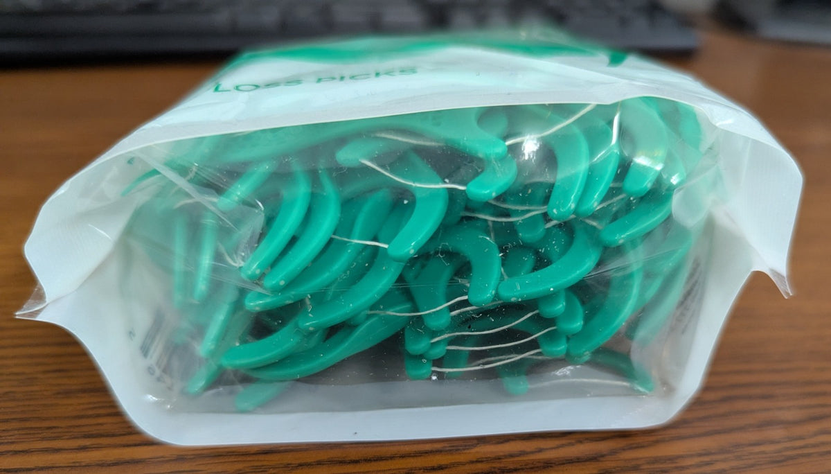 Bulk Floss Picks - Pack of 10 GUM Professional Clean 150 Count