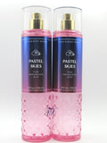 Pastel Skies Body Mist Set - Fragrance Spray with Soft Cloud Berries & Coconut Musks, 8 Fl Oz, Pack of 2